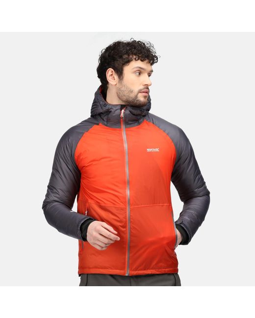 Regatta Red Radnor Waterproof Breathable Recycled Insulation Lightweight Jacket for men