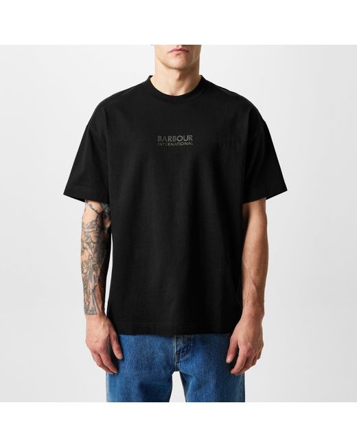 Barbour Black Collins T-Shirt for men