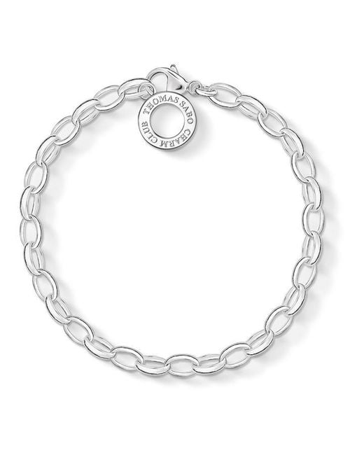 Thomas Sabo Metallic Sabo Medium Link Chain Charm Bracelet