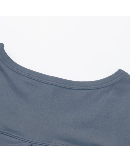 La Gear Blue Essential Pleat-Back T-Shirt