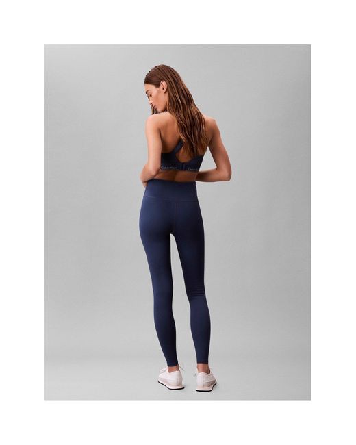 Calvin Klein Blue Ckp Icon High Rise Leggings