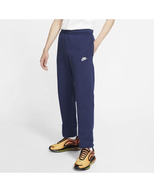 Nike Blue Sportswear Club Fleece Pants for men