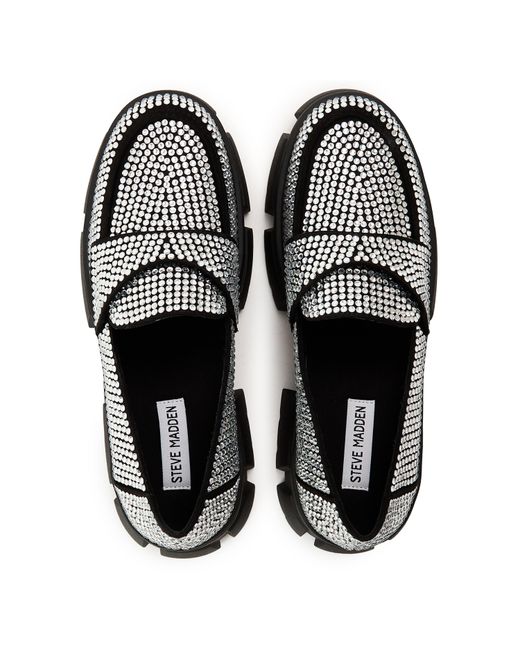 Steve Madden Black Trifecta R Heeled Mules