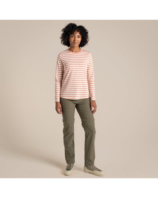 Craghoppers Evans Pink Nosi Life Akona Long Sleeve Top