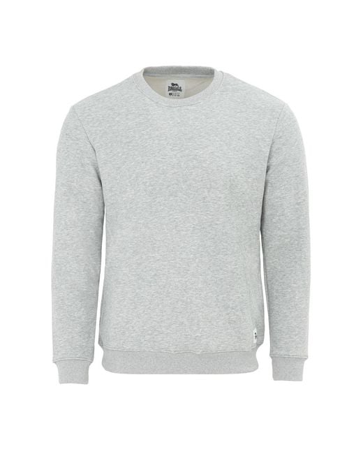 Lonsdale Gray Crew Sweat for men