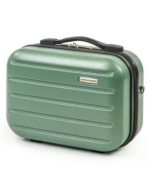 Pierre Cardin Green Voyager Hard Shell Cabin Case Flight Bag Luggage