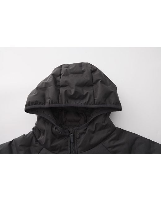Karrimor Black Heat-Sealed Hooded Long Sleeve Full Zip Insulated Puffer Jacket for men
