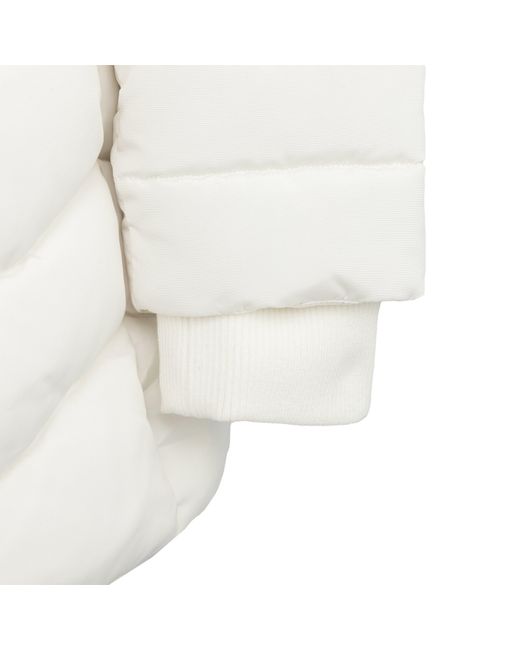 Firetrap White Waterproof Long Sleeve Mid-Length Puffer Jacket