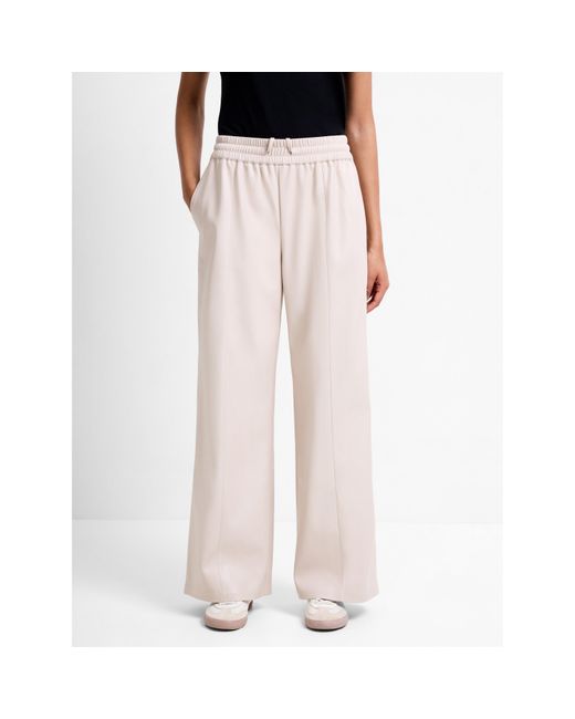 French Connection Blue Tasha Faux Leather Trousers