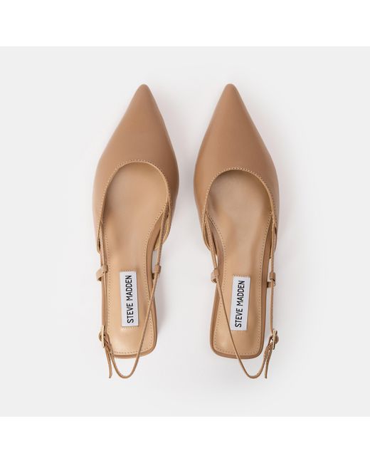 Steve Madden Natural Spencer Flat Sandals