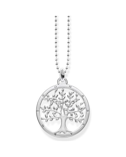 Thomas Sabo White Sabo Tree Of Love Necklace