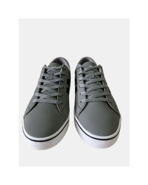 Lonsdale Black Lace Up Water Resistant Low-Top Trainers for men