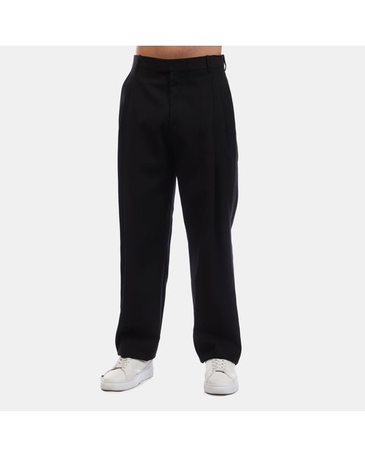 Off-White c/o Virgil Abloh Black Embroidered Tailor Pants for men