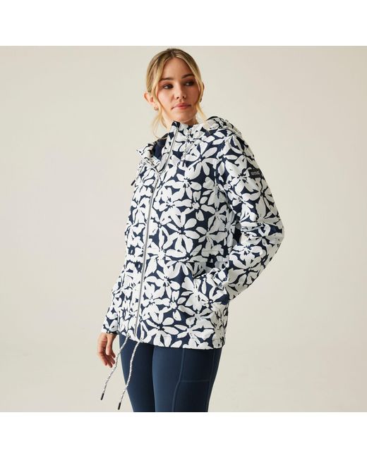 Regatta Blue Bayletta Ii Waterproof Breathable Recycled Waterproof Jacket