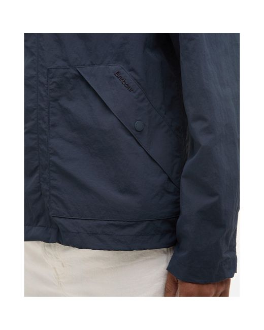 Barbour Blue Jacket Baywick Showerproof Jacket for men