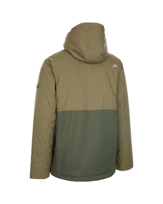 Trespass Green Iggley Waterproof Jacket for men