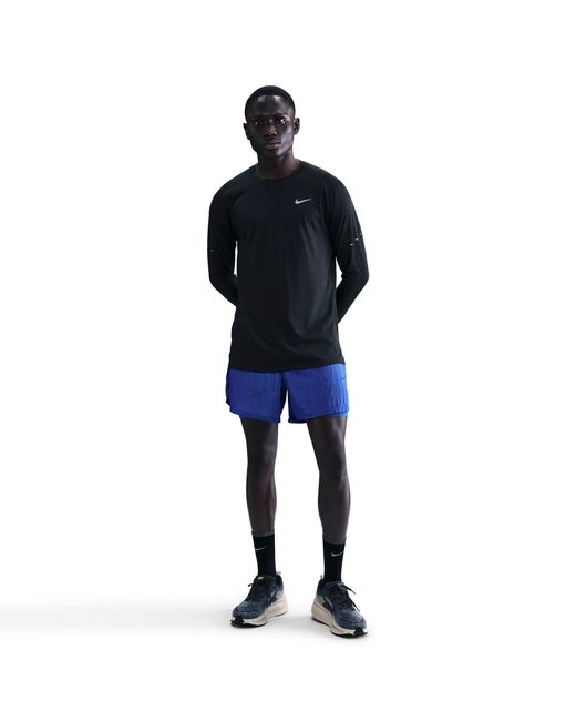 Nike Black Stride 5 Ls Tee Sn64 for men