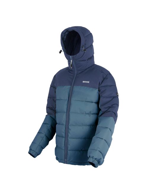 Regatta Blue Aldthorn Water-Resistant Quilted Jacket for men