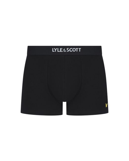 Lyle & Scott Black Devon Boxers for men