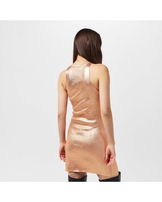 DIESEL Brown Knitted Jumper Dress