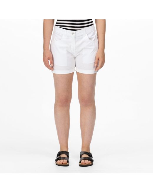 Regatta White Pemma Shorts