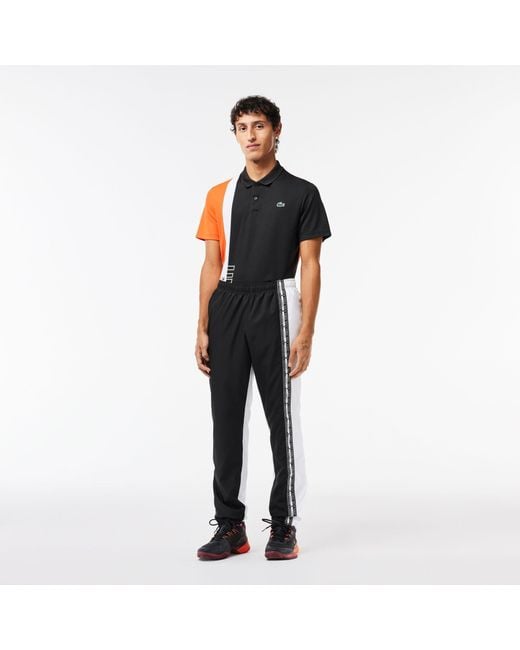 Lacoste Black Slim Fit Joggers for men