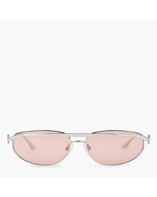 Represent Pink Pilot-Inspired Aviator Sunglasses for men
