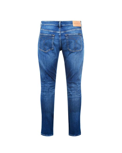 Calvin Klein Blue Slim Jeans for men