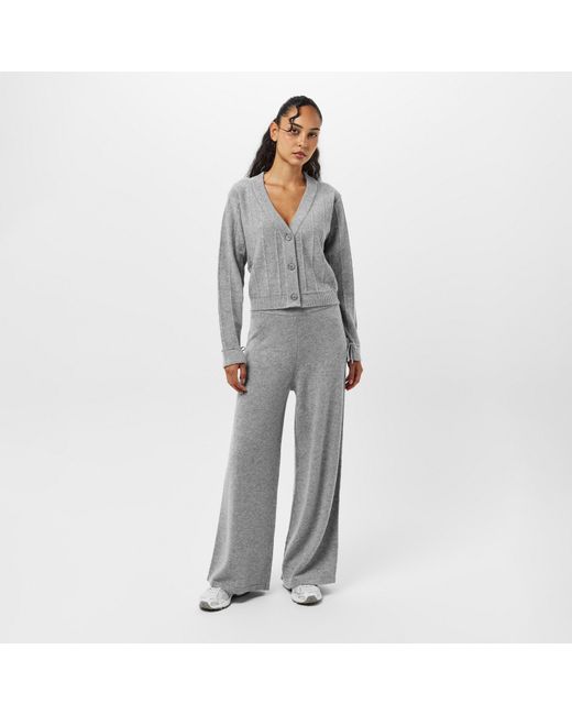 Raey Gray Knit Cardigan