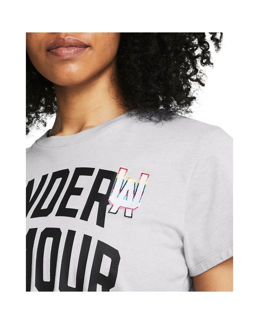 Under Armour White Pride Short Sleeve T-Shirt