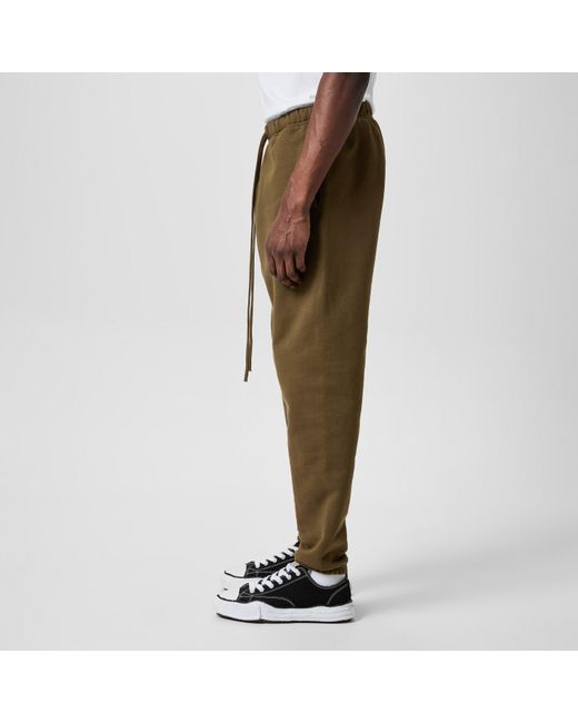 Fear Of God Green Fleece Essential Sweatpants for men