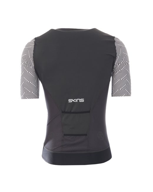 Skins Black Cycle Elite Short Sleeve Jersey for men