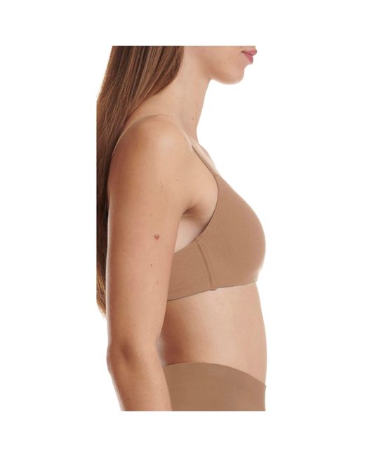 Wolford Brown Beauty Cotton Skin Bra