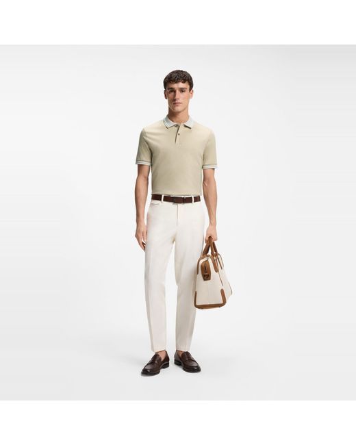 Boss Natural Short Sleeve Polo Shirt for men