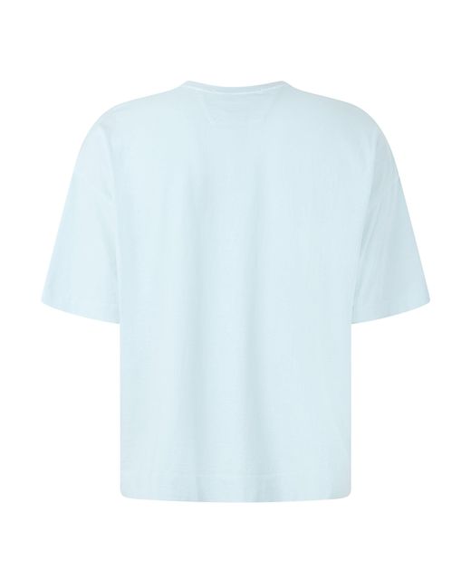 C P Company Blue Cp Logo T-Shirt Sn64 for men