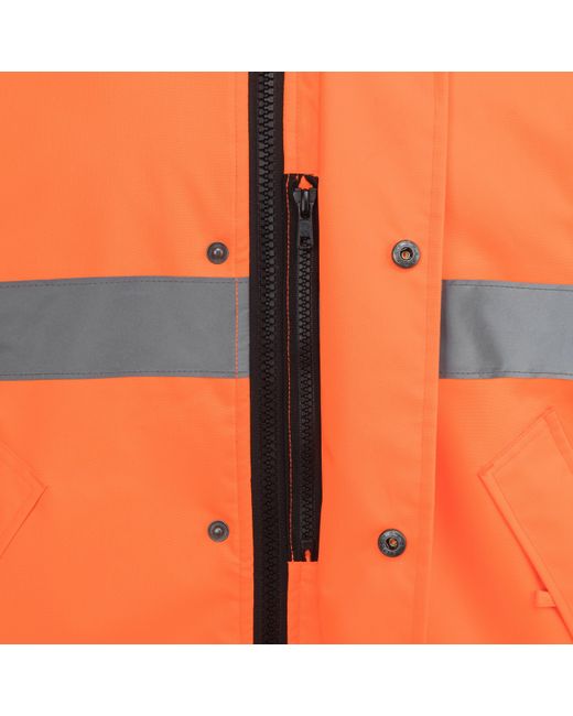 Dunlop Orange Hi Vis Bomber Jacket for men