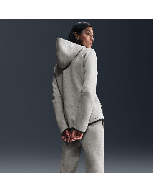 Nike Gray Tech Fleece Zip Hoodie