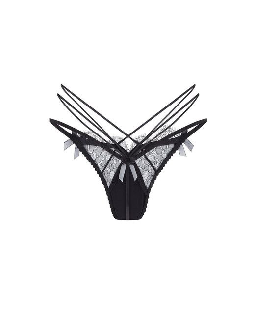 Agent Provocateur Black Halley Thong