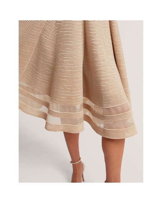 Ted Baker Natural Knitted Jumper Dress