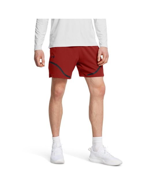 Under Armour Red Vanish Woven Performance Gym Shorts for men