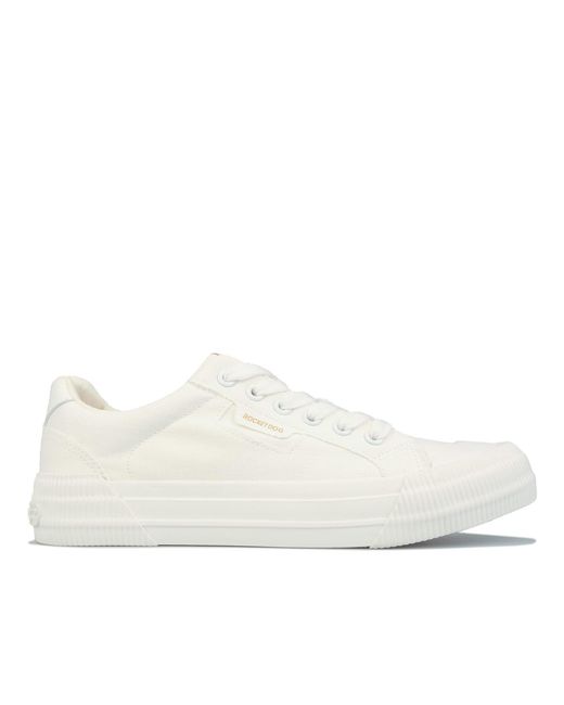 Rocket Dog White Cheery Canvas Pumps