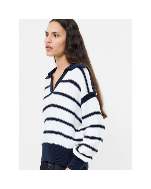 French Connection Blue Lily Soft Knit Crew Neck Jumper