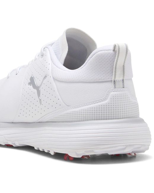PUMA White Fusion Grip St Spiked Golf Shoes for men