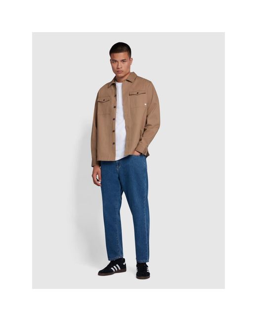 Farah White Danny Reg Tee for men