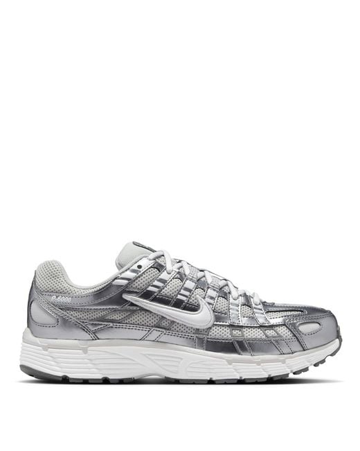 Nike Gray P-6000 Shoes