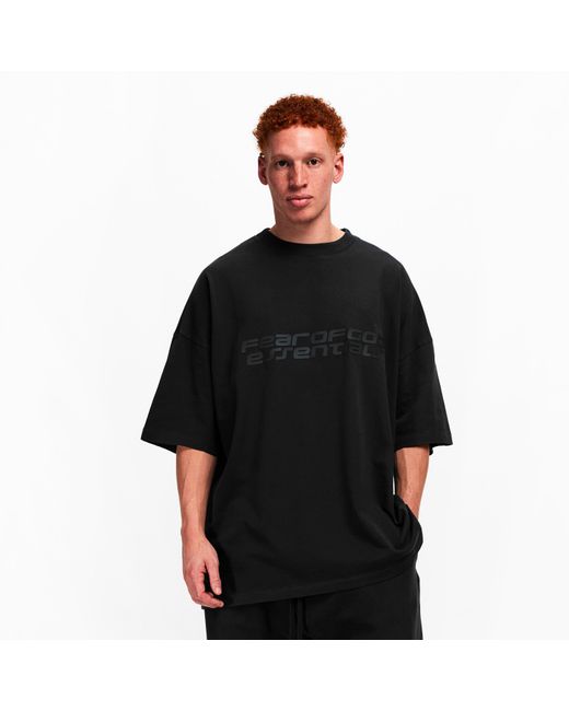Fear Of God Black Oversized T-Shirt for men