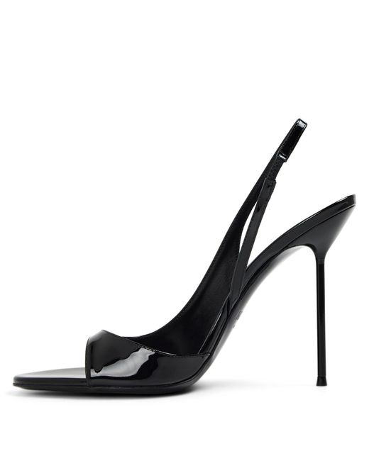 Paris Texas Black Slingbacks