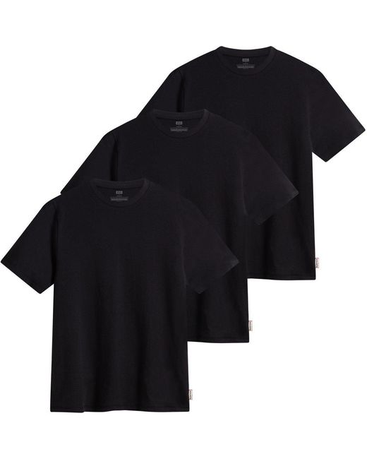 Hunter Black 3 Pack Crew Neck T-Shirts for men