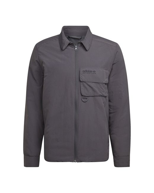 Adidas Originals Gray Advanced Winter Technical Overshirt for men
