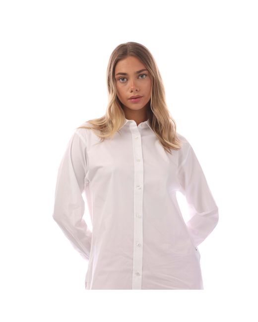 Boss Pink Bacora Long-Sleeve Blouse